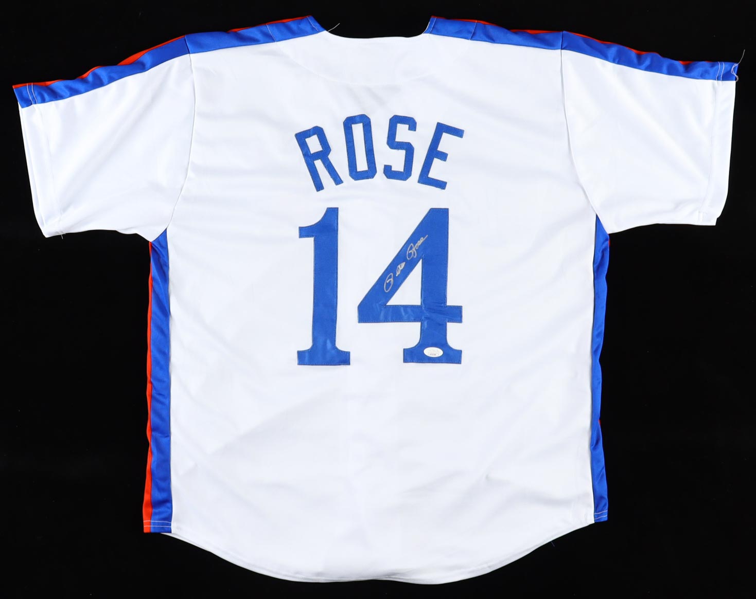 Pete Rose Signed Jersey (JSA) at PristineAuction.com Pete Rose Signed Jersey (JSA) at PristineAuction.com