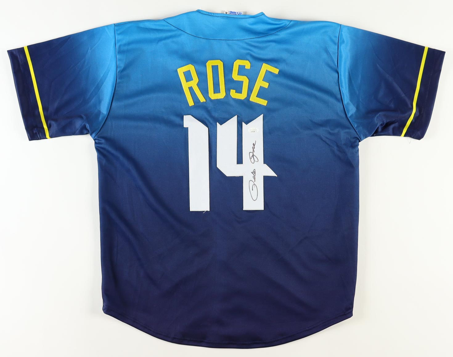 Pete Rose Signed Jersey (JSA) at PristineAuction.com Pete Rose Signed Jersey (JSA) at PristineAuction.com