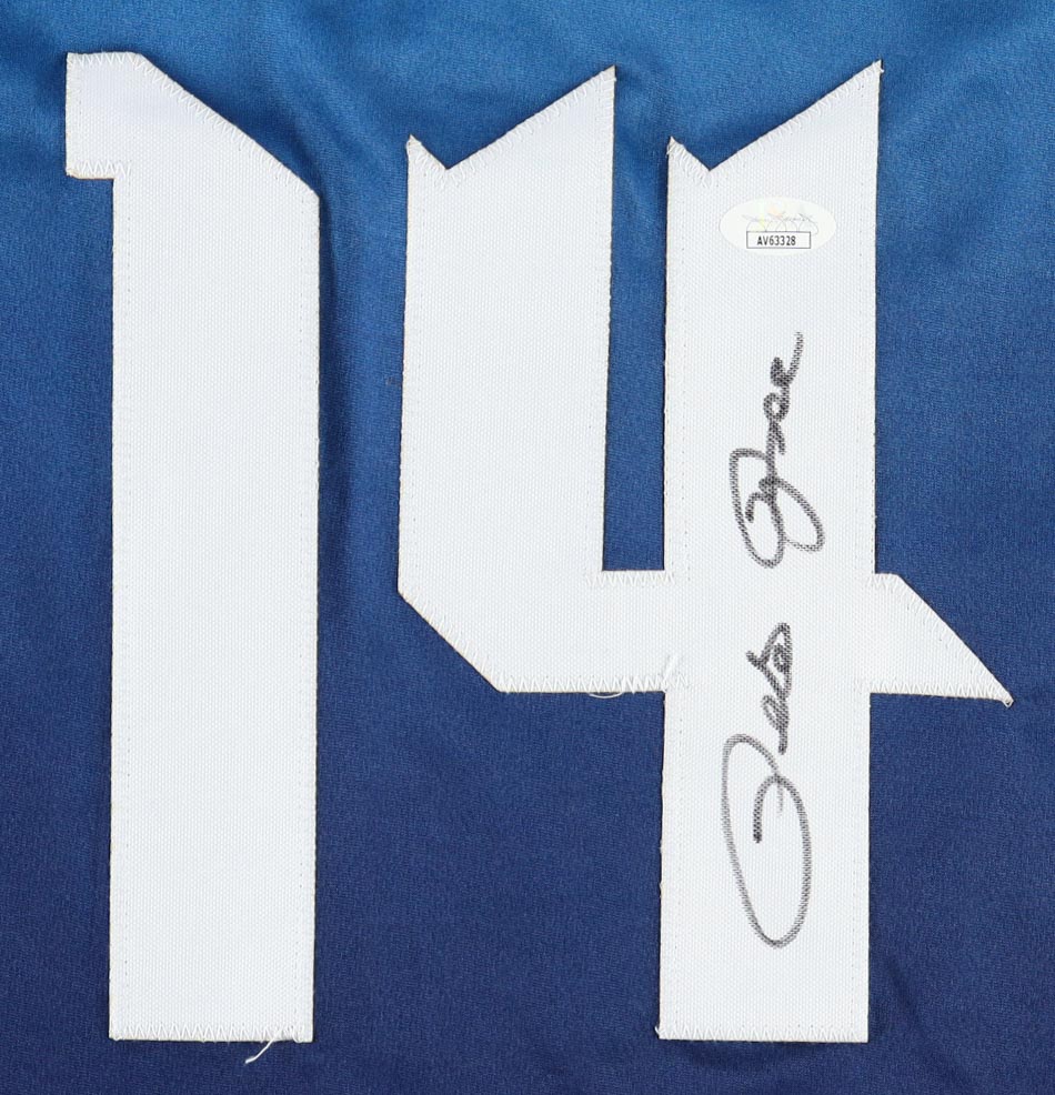 Pete Rose Signed Jersey (JSA) at PristineAuction.com Pete Rose Signed Jersey (JSA) at PristineAuction.com