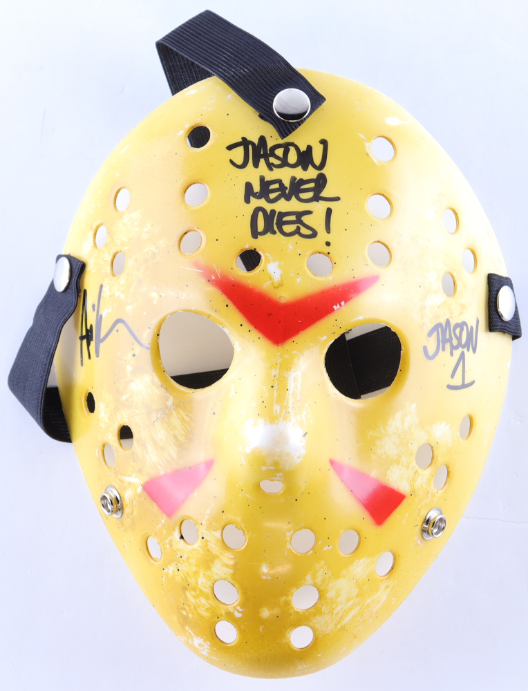 Ari Lehman Signed "Friday the 13th" Mask Inscribed "Jason 1" & "Jason Never Dies!" (JSA) at PristineAuction.com Ari Lehman Signed "Friday the 13th" Mask Inscribed "Jason 1" & "Jason Never Dies!" (JSA) at PristineAuction.com