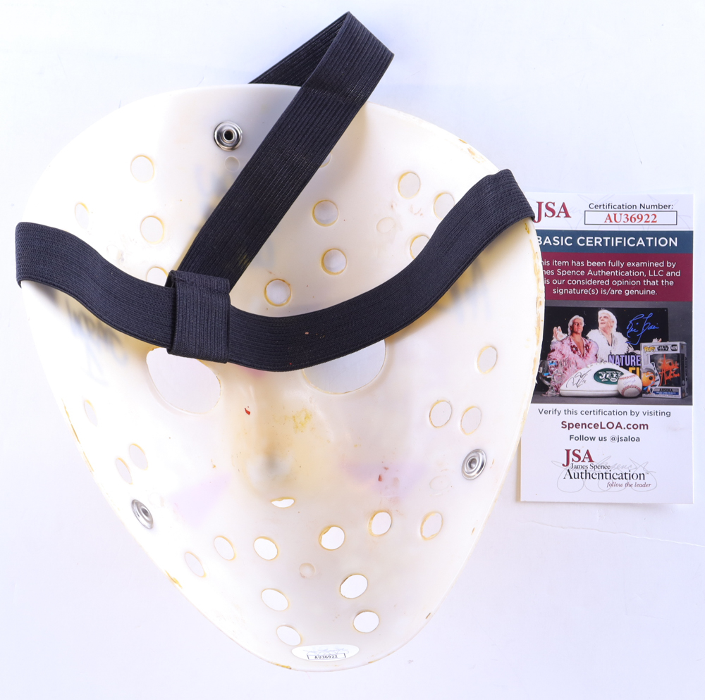 Ari Lehman Signed "Friday the 13th" Mask Inscribed "Jason 1" & "Jason Never Dies!" (JSA) at PristineAuction.com Ari Lehman Signed "Friday the 13th" Mask Inscribed "Jason 1" & "Jason Never Dies!" (JSA) at PristineAuction.com