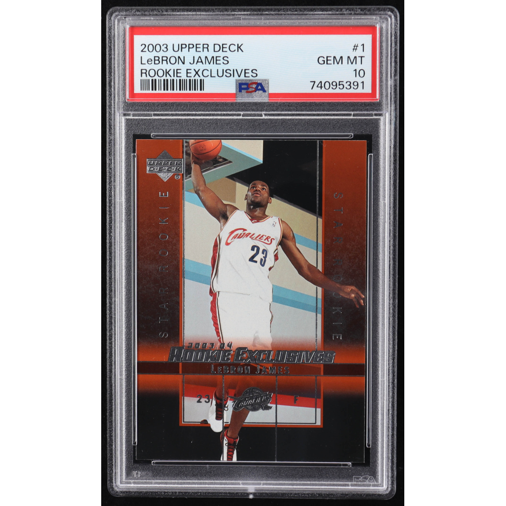 upper deck lebron rookie