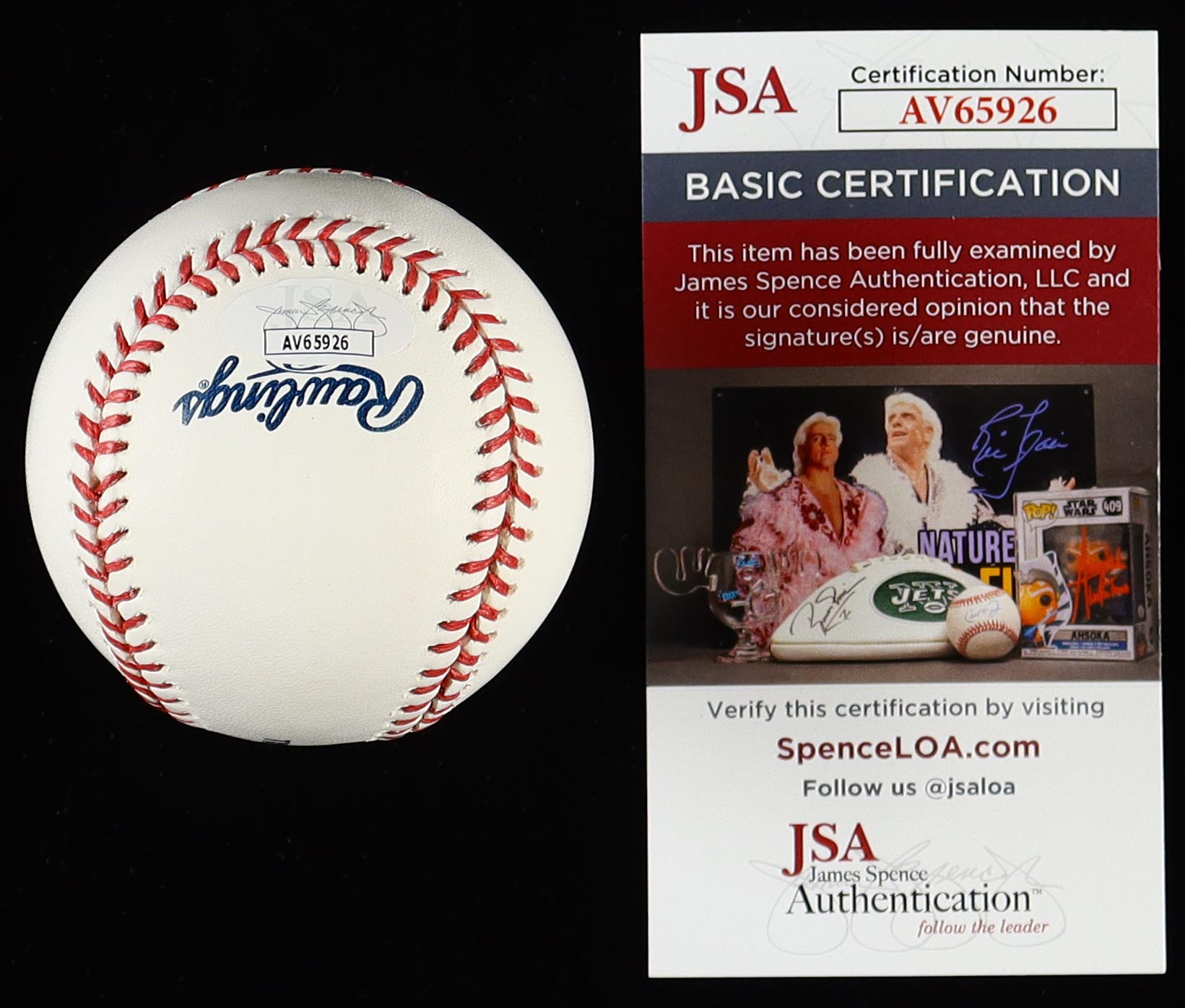 Pete Rose Signed OML Hall of Fame Logo Baseball Inscribed "4256" (JSA) at PristineAuction.com Pete Rose Signed OML Hall of Fame Logo Baseball Inscribed "4256" (JSA) at PristineAuction.com