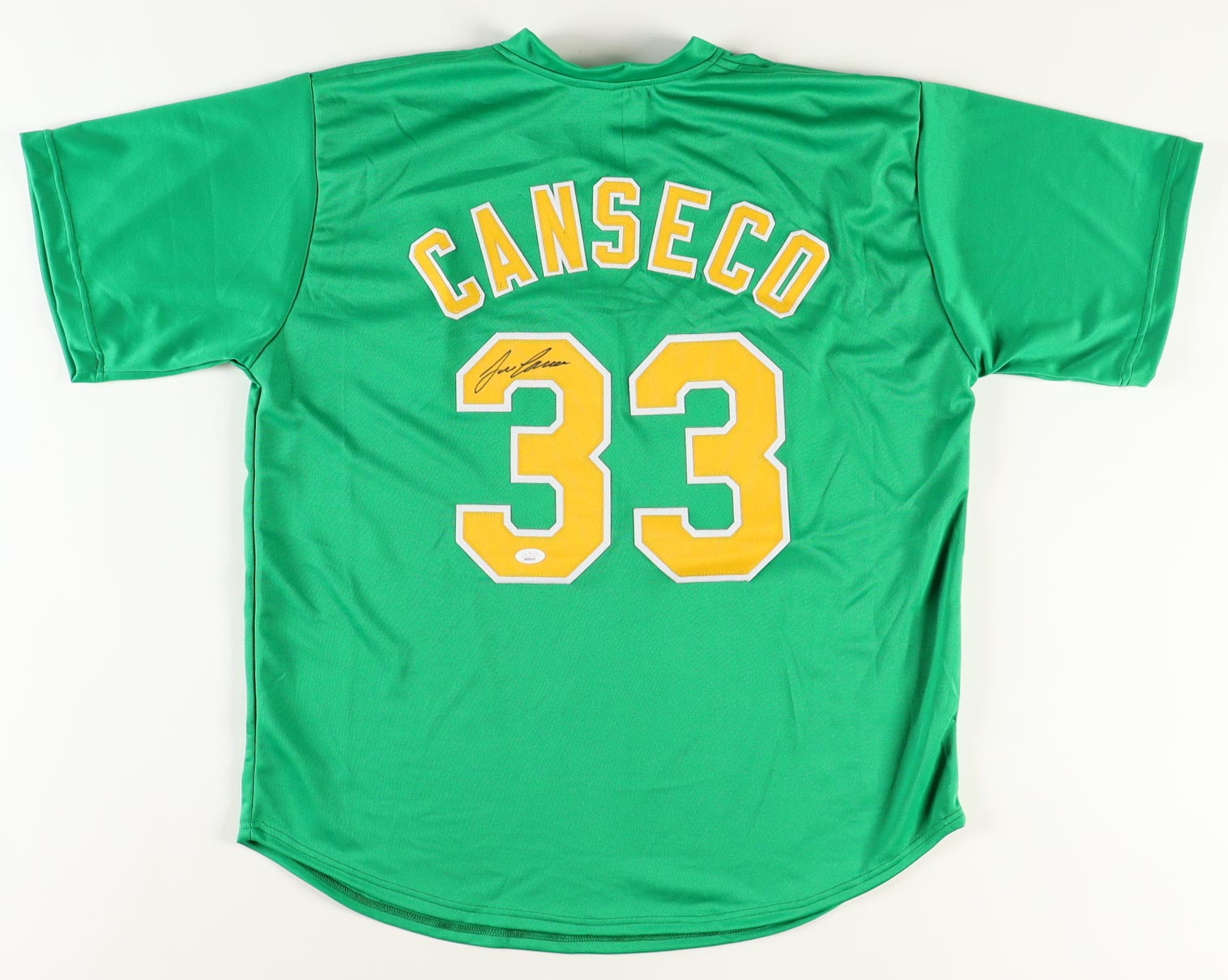 Jose Canseco Signed Jersey (JSA) at PristineAuction.com Jose Canseco Signed Jersey (JSA) at PristineAuction.com