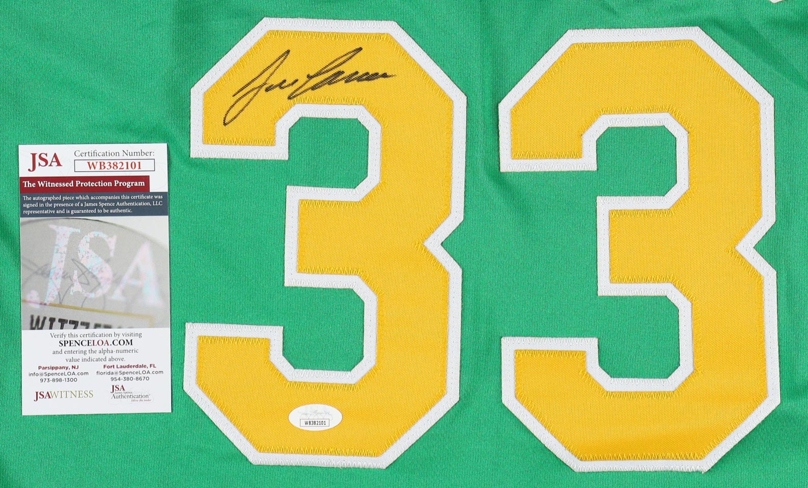 Jose Canseco Signed Jersey (JSA) at PristineAuction.com Jose Canseco Signed Jersey (JSA) at PristineAuction.com