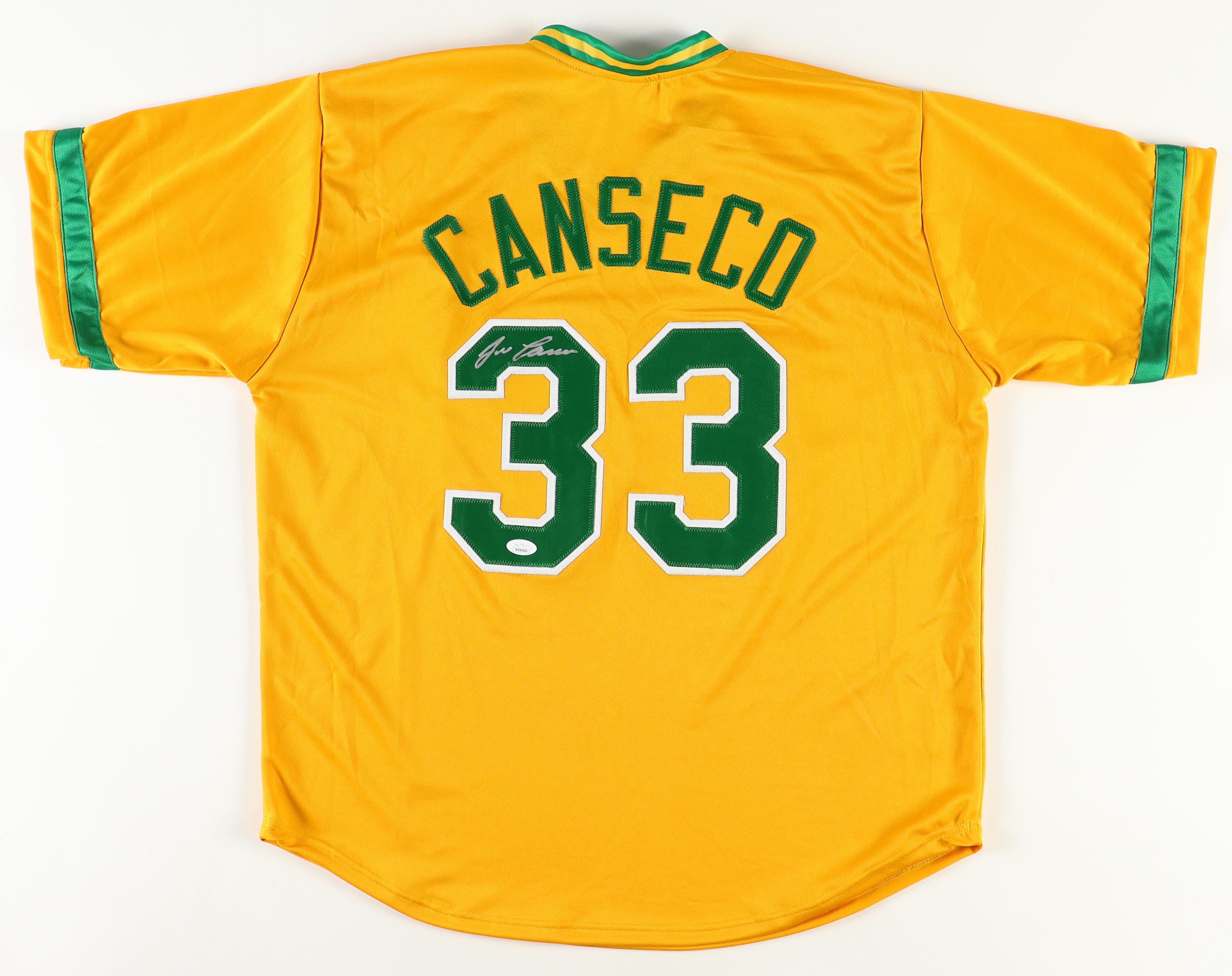 Jose Canseco Signed Jersey (JSA) at PristineAuction.com Jose Canseco Signed Jersey (JSA) at PristineAuction.com