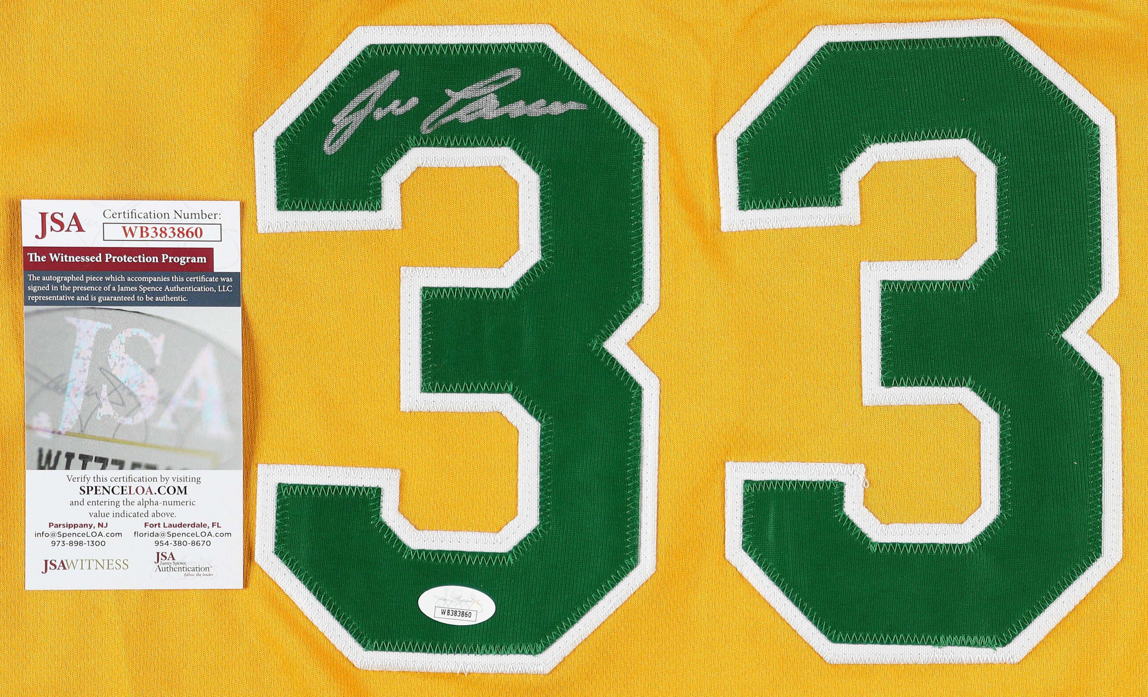 Jose Canseco Signed Jersey (JSA) at PristineAuction.com Jose Canseco Signed Jersey (JSA) at PristineAuction.com