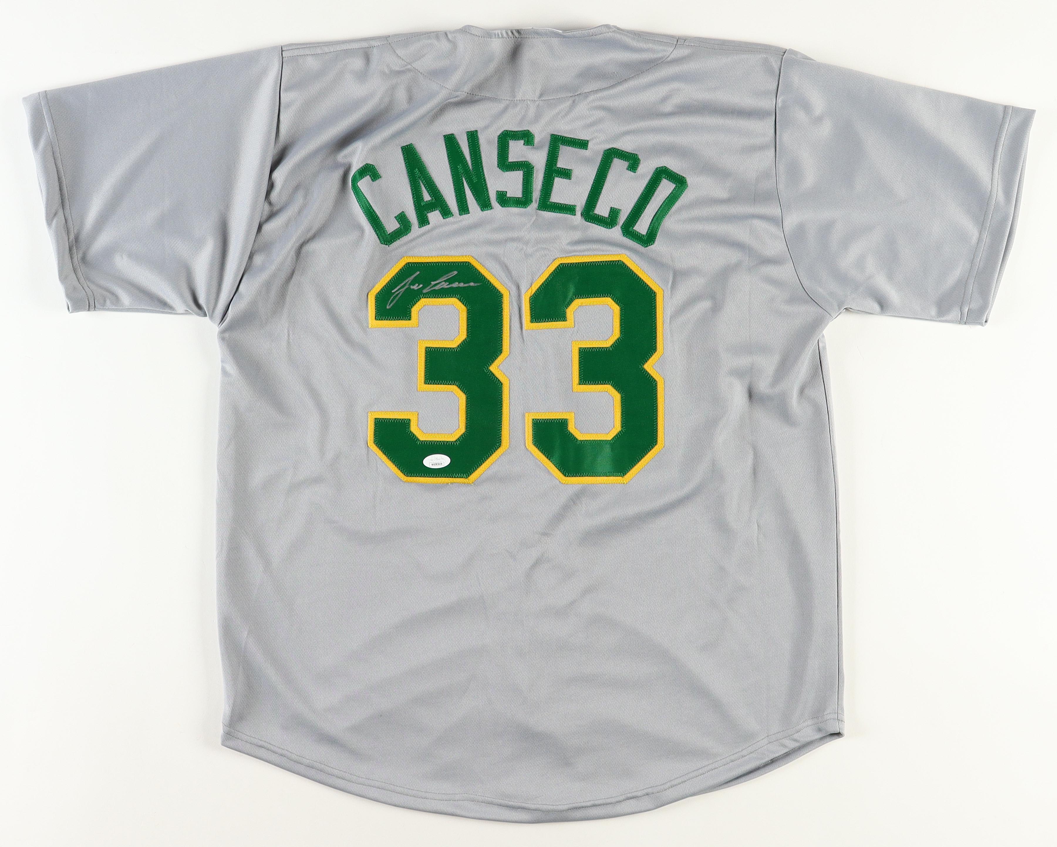 Jose Canseco Signed Jersey (JSA) at PristineAuction.com Jose Canseco Signed Jersey (JSA) at PristineAuction.com