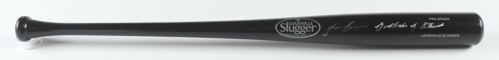 Jose Canseco Signed Louisville Slugger Baseball Bat Inscribed "Godfather of Steroids" (JSA) at PristineAuction.com Jose Canseco Signed Louisville Slugger Baseball Bat Inscribed "Godfather of Steroids" (JSA) at PristineAuction.com