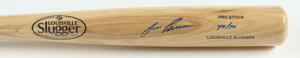 Jose Canseco Signed Louisville Slugger Baseball Bat Inscribed "40/40" (JSA) at PristineAuction.com Jose Canseco Signed Louisville Slugger Baseball Bat Inscribed "40/40" (JSA) at PristineAuction.com
