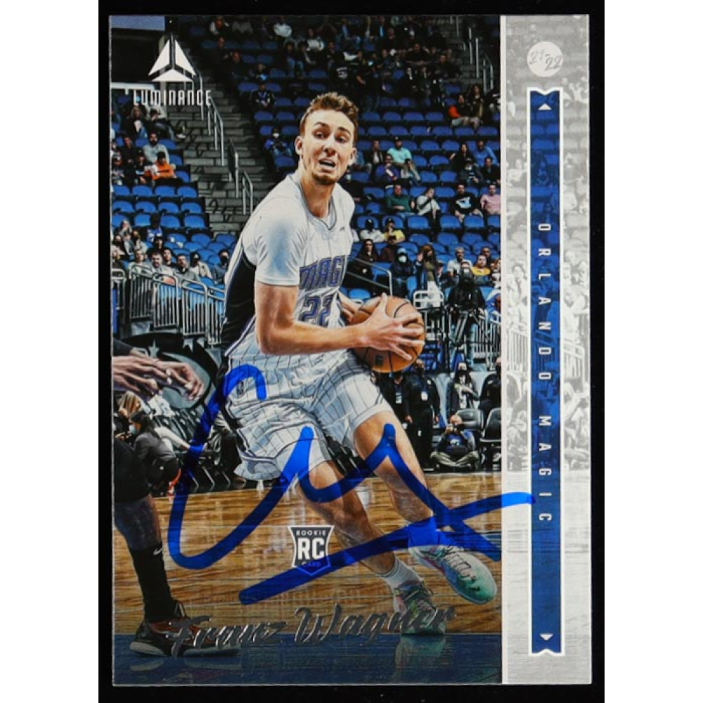 Franz Wagner Signed 2021-22 Panini Chronicles #236 RC /Luminance 