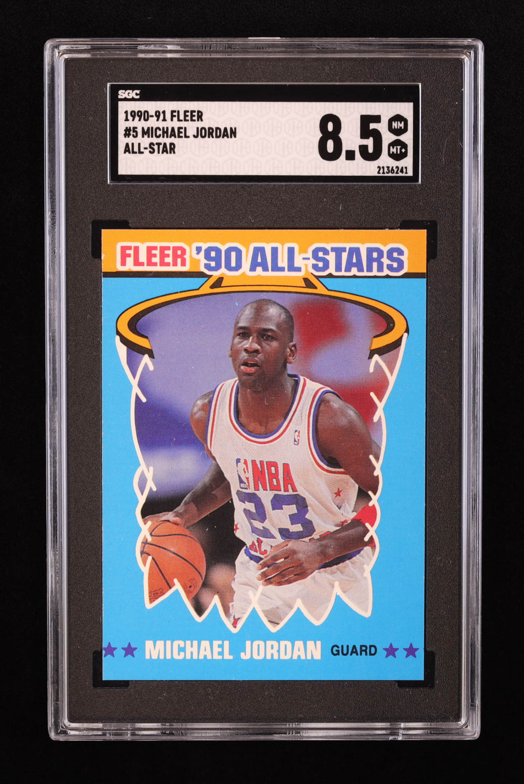 Michael Jordan 1990-91 Fleer All-Stars #5 (SGC 8.5) at PristineAuction.com Michael Jordan 1990-91 Fleer All-Stars #5 (SGC 8.5) at PristineAuction.com