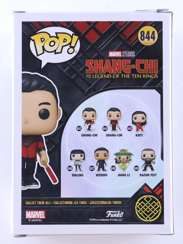 Simu Liu Signed "Shang-Chi And The Legend Of The Ten Rings" #844 Shang-Chi Bobble-Head Funko Pop! Vinyl Figure (Beckett) at PristineAuction.com Simu Liu Signed "Shang-Chi And The Legend Of The Ten Rings" #844 Shang-Chi Bobble-Head Funko Pop! Vinyl Figure (Beckett) at PristineAuction.com