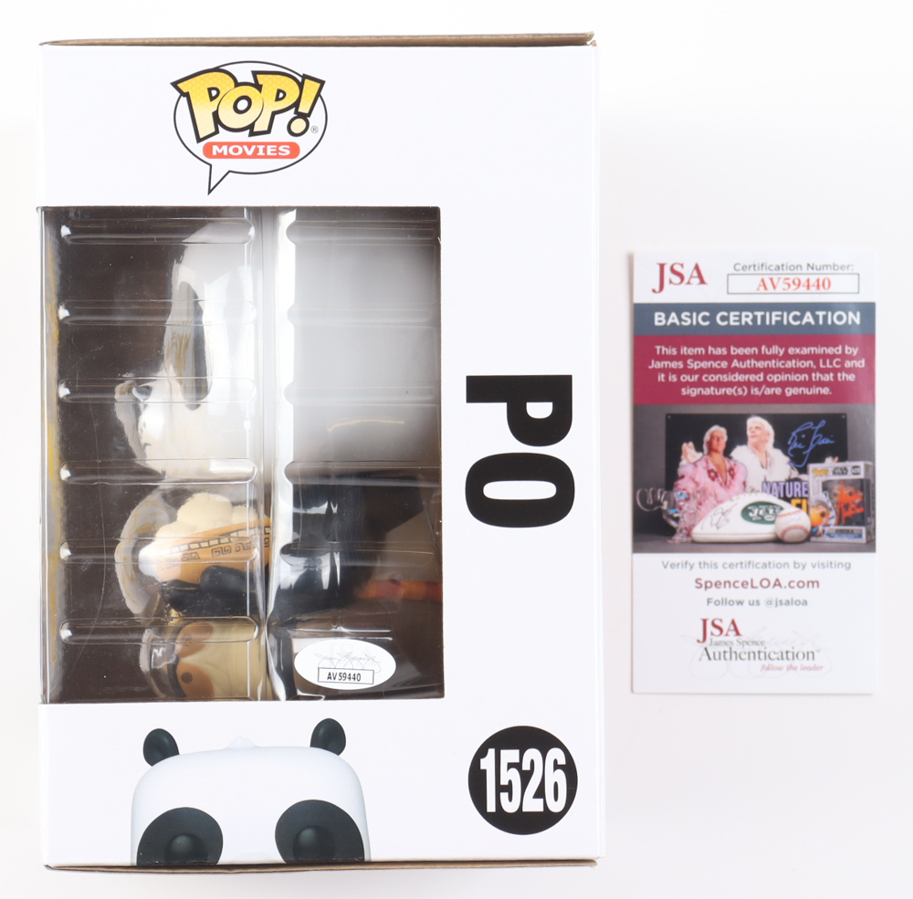 Jack Black Signed "Kung Fu Panda" #1526 Po Funko Pop! Vinyl Figure Inscribed "Po" (JSA) at PristineAuction.com Jack Black Signed "Kung Fu Panda" #1526 Po Funko Pop! Vinyl Figure Inscribed "Po" (JSA) at PristineAuction.com