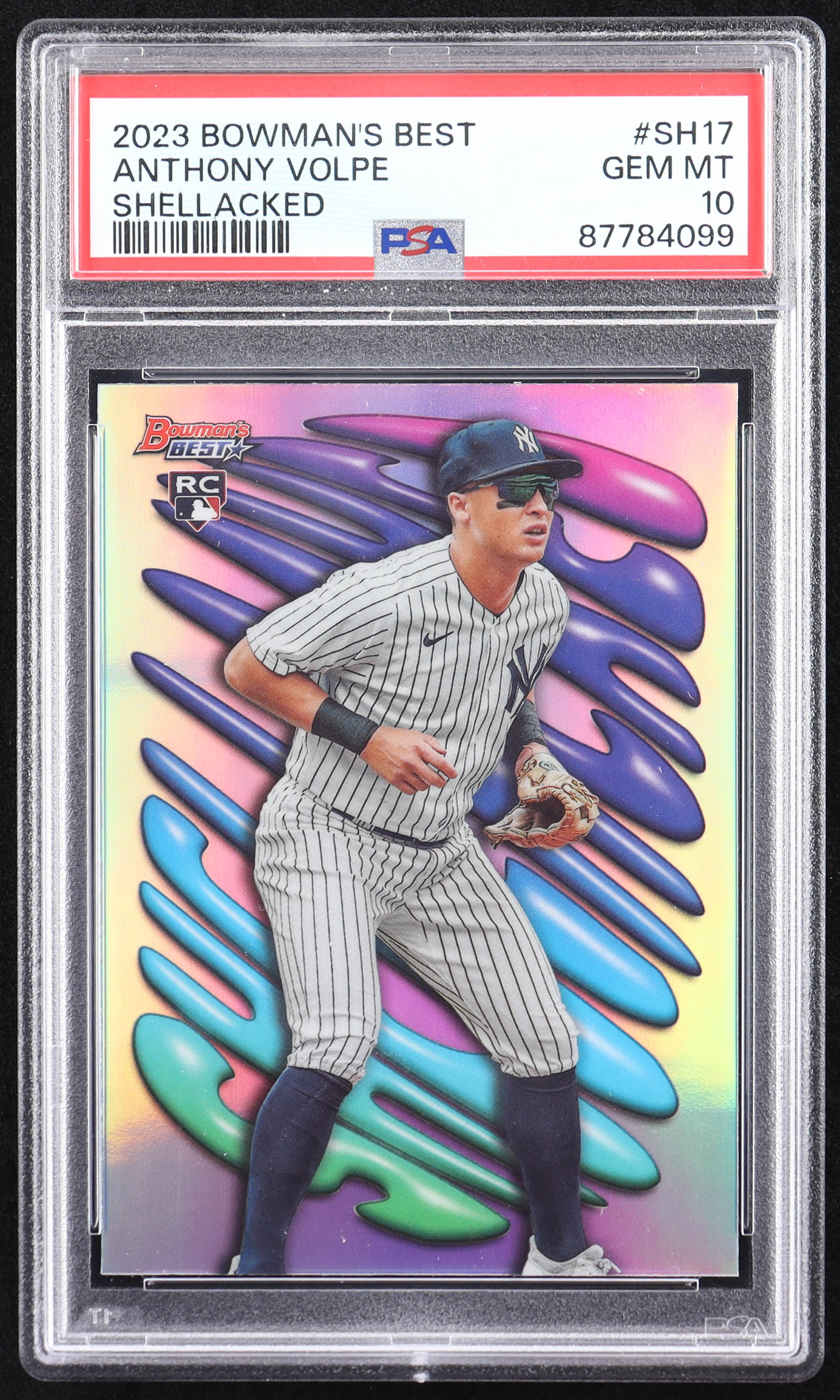 Anthony Volpe 2023 Bowman's Best Shellacked #SH17 RC (PSA 10) at PristineAuction.com Anthony Volpe 2023 Bowman's Best Shellacked #SH17 RC (PSA 10) at PristineAuction.com