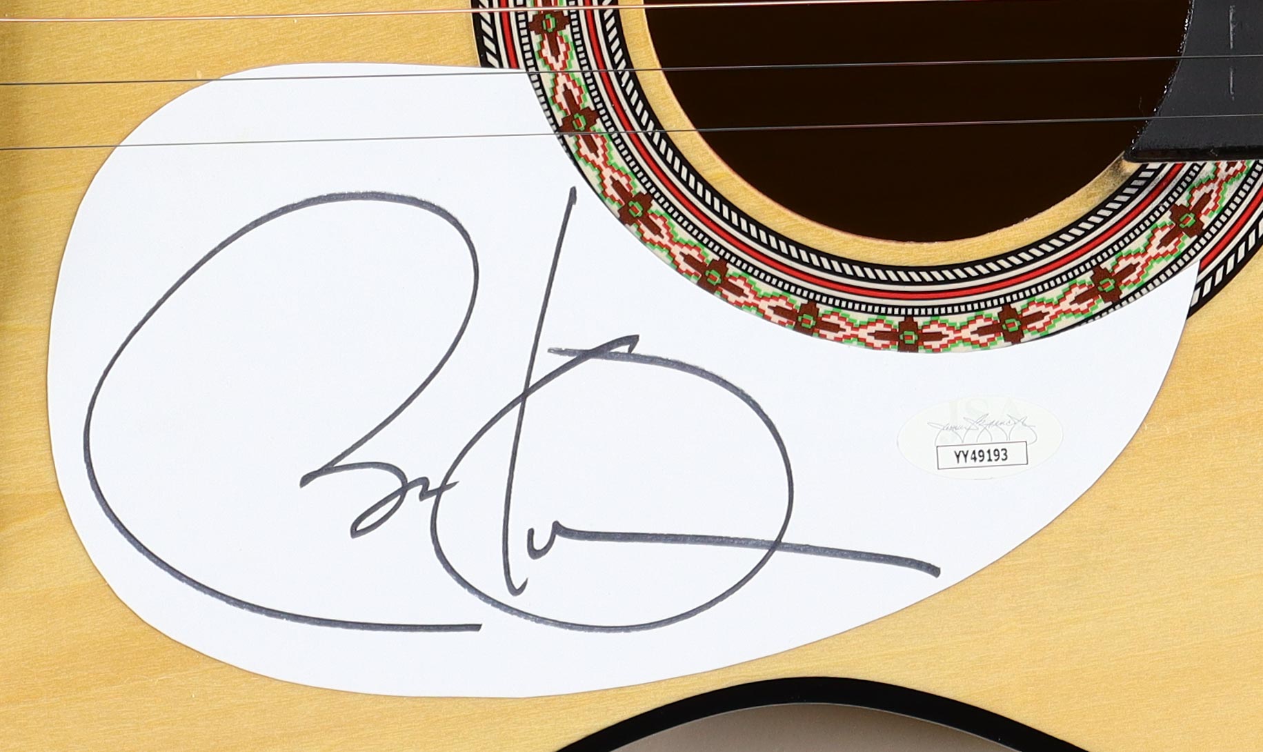 Barack Obama Signed 39" Acoustic Guitar (JSA) at PristineAuction.com Barack Obama Signed 39" Acoustic Guitar (JSA) at PristineAuction.com