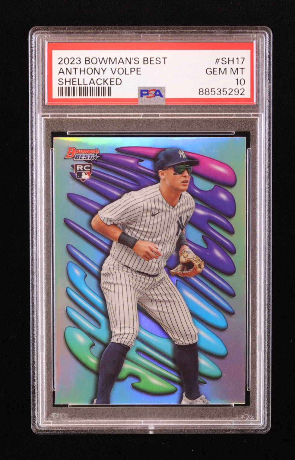 Anthony Volpe 2023 Bowman's Best Shellacked #SH17 RC (PSA 10) at PristineAuction.com Anthony Volpe 2023 Bowman's Best Shellacked #SH17 RC (PSA 10) at PristineAuction.com