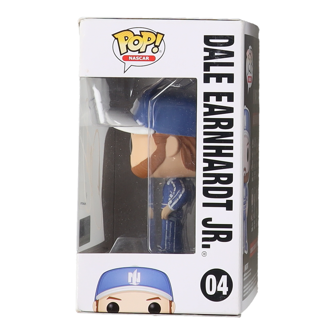 Dale Earnhardt Jr. Signed NASCAR #04 Funko Pop! Vinyl Figure (JSA) at PristineAuction.com Dale Earnhardt Jr. Signed NASCAR #04 Funko Pop! Vinyl Figure (JSA) at PristineAuction.com