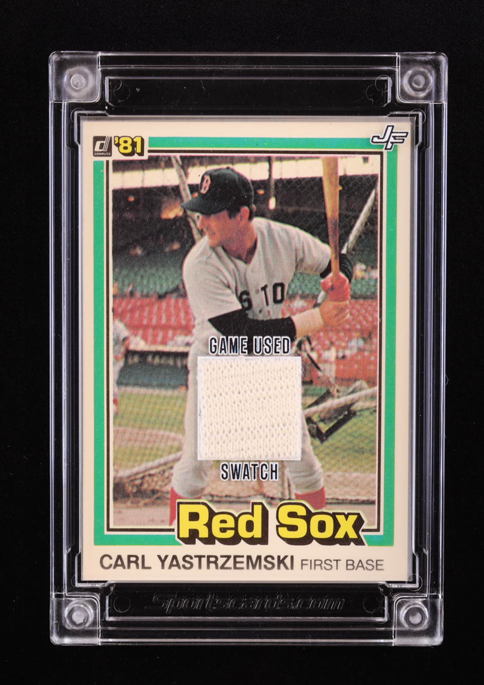 Carl Yastrzemski 2023 Jersey Fusion Game Used Swatch #CY79U at PristineAuction.com Carl Yastrzemski 2023 Jersey Fusion Game Used Swatch #CY79U at PristineAuction.com