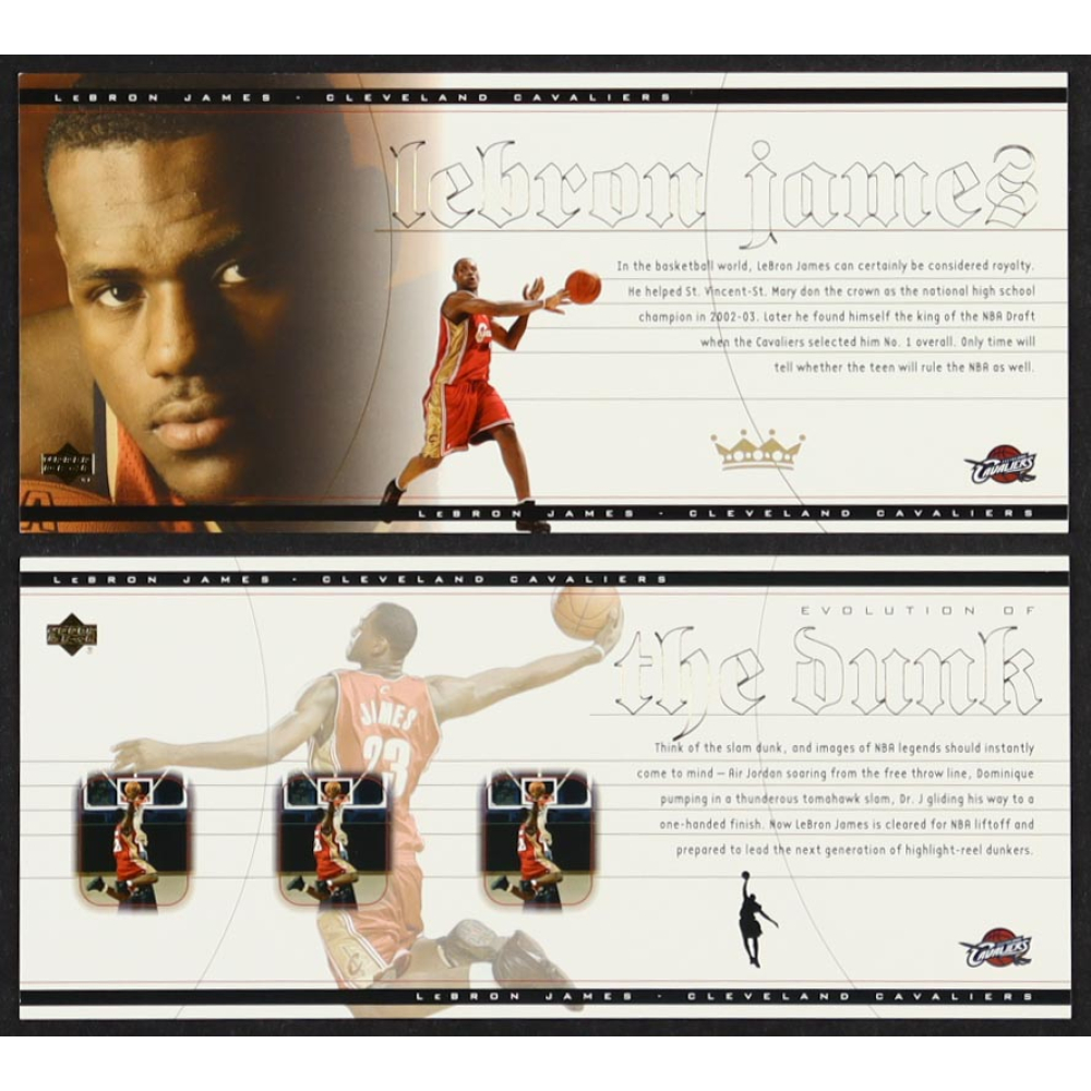 upper deck lebron james diary