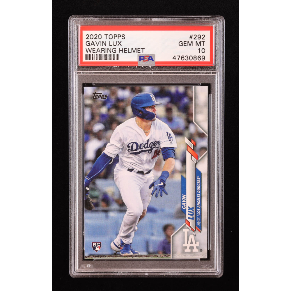 Gavin Lux 2020 Topps #292 RC (PSA 10) at PristineAuction.com