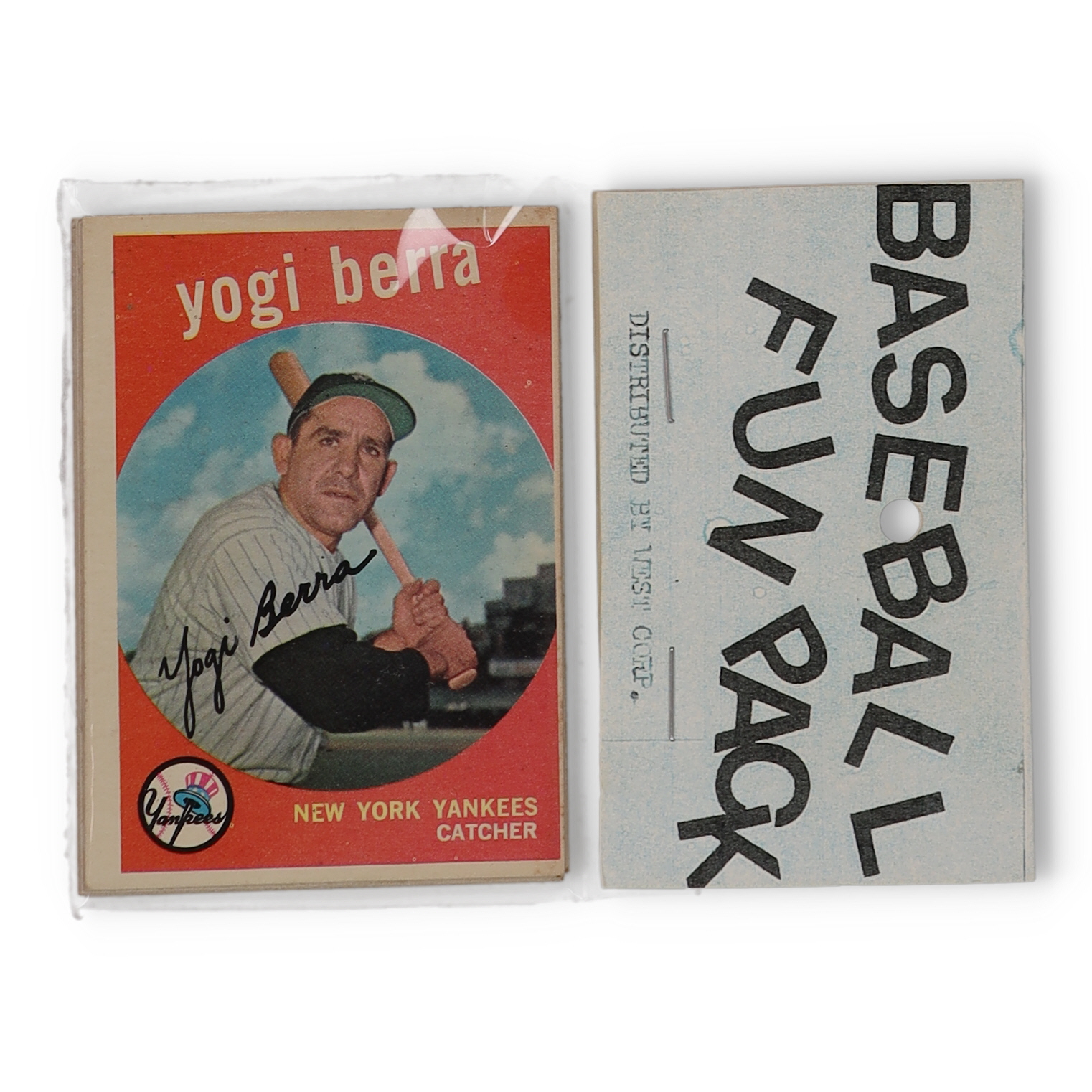 1959 Topps Baseball Fun Pack with (10) Cards at PristineAuction.com 1959 Topps Baseball Fun Pack with (10) Cards at PristineAuction.com