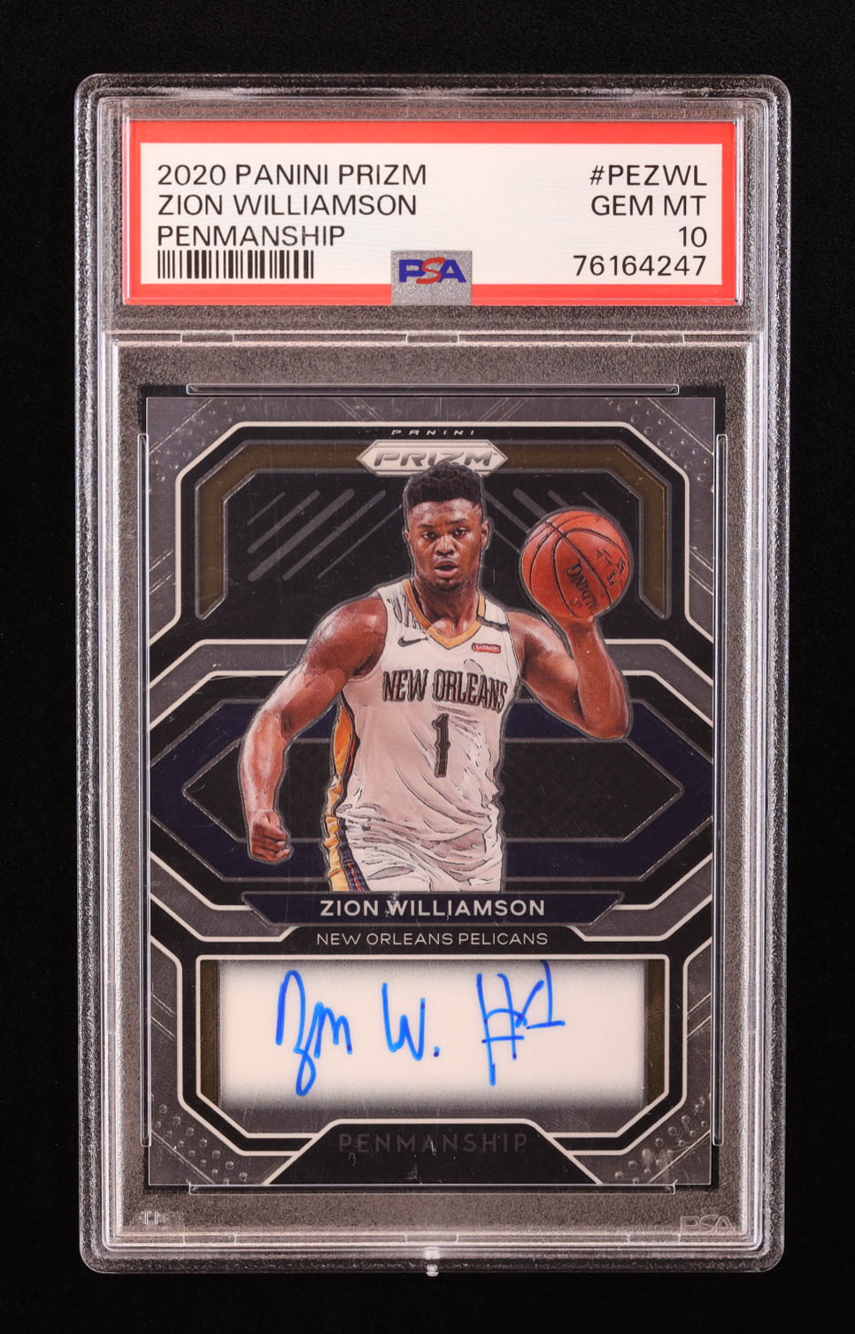 Zion Williamson 2020-21 Panini Prizm Penmanship #29 (PSA 10) at PristineAuction.com Zion Williamson 2020-21 Panini Prizm Penmanship #29 (PSA 10) at PristineAuction.com