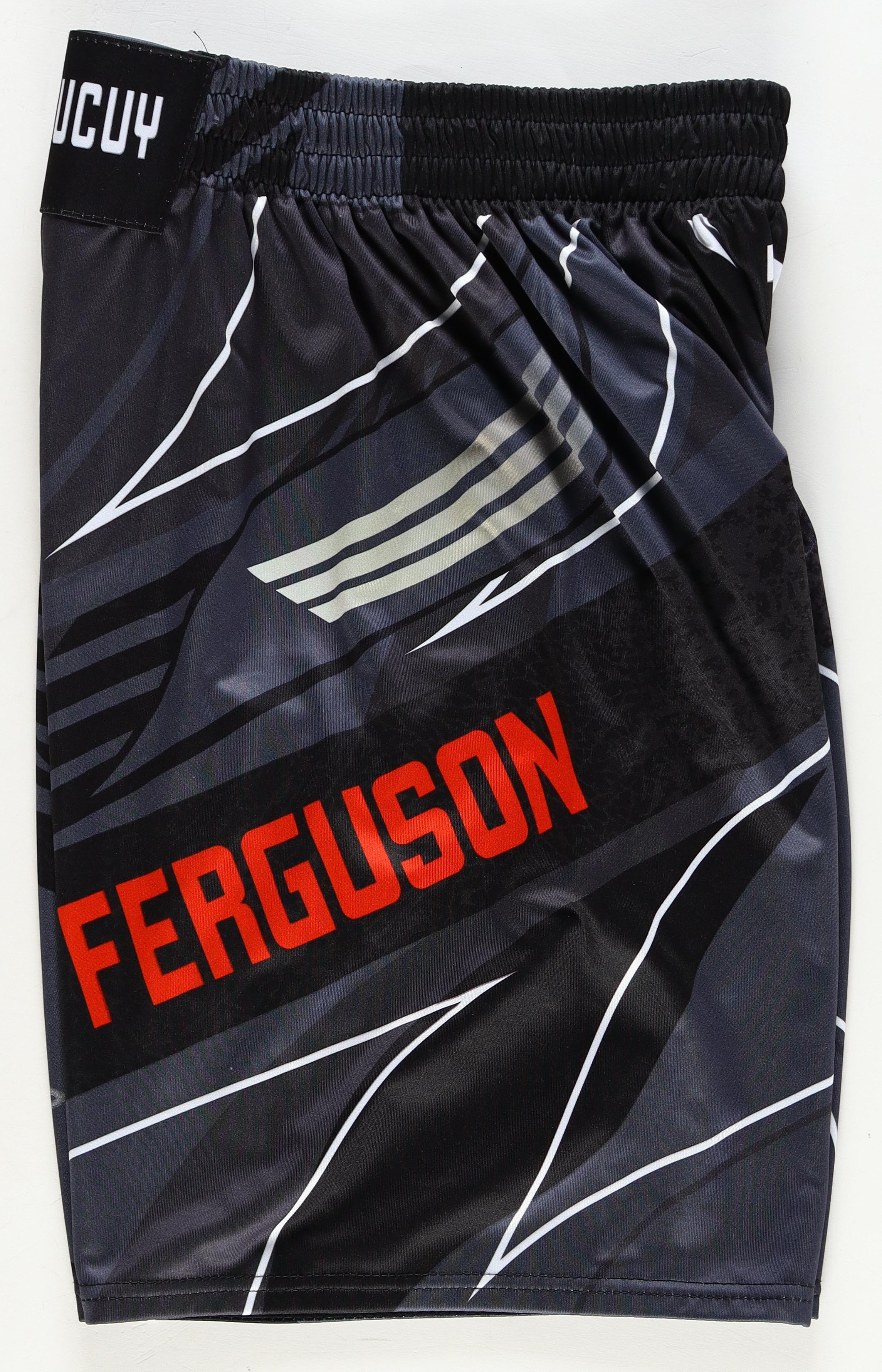 Tony Ferguson Signed UFC Fight Shorts Inscribed "El Cucuy" (Beckett) at PristineAuction.com Tony Ferguson Signed UFC Fight Shorts Inscribed "El Cucuy" (Beckett) at PristineAuction.com