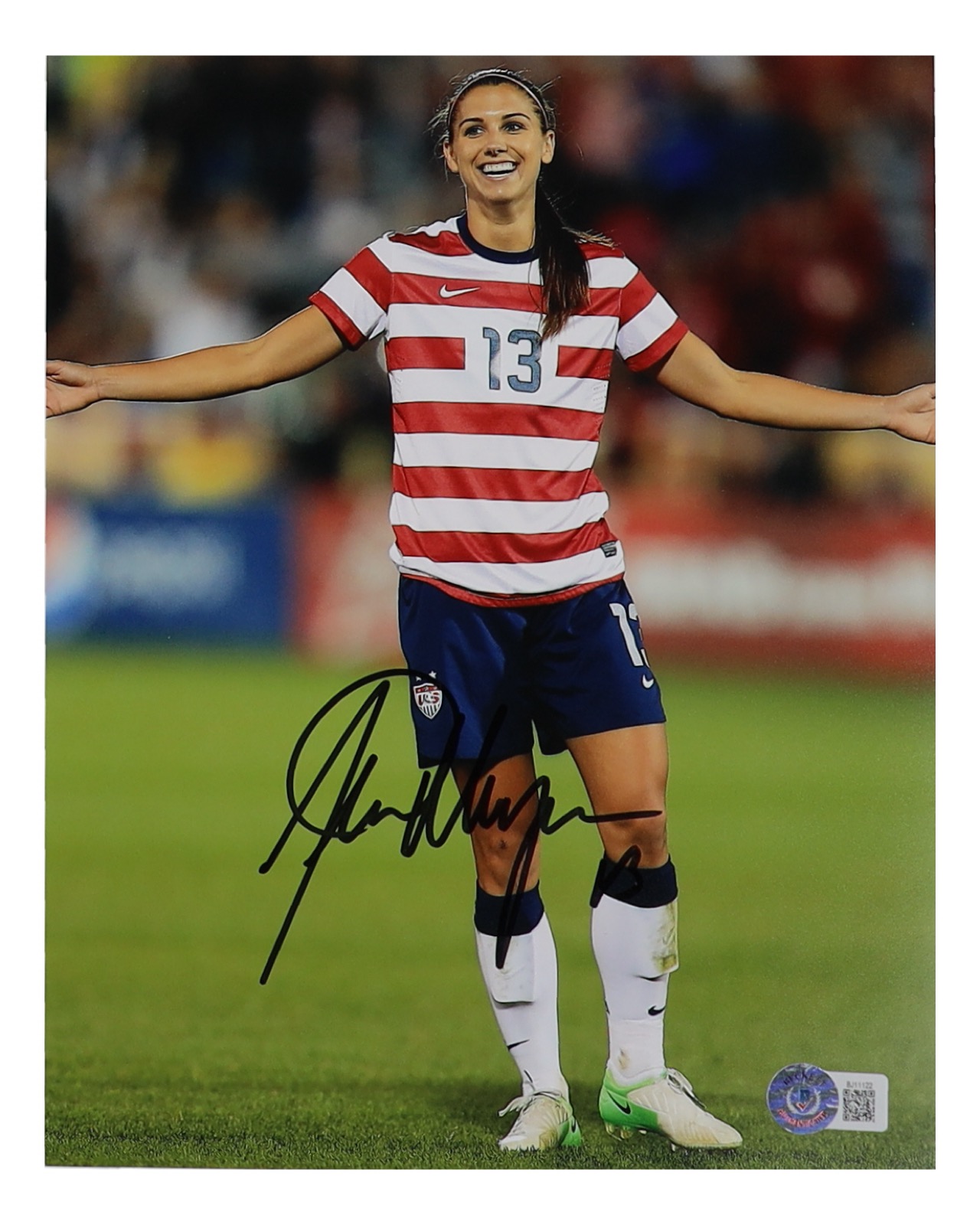 Alex Morgan Signed USA 8x10 Photo (Beckett) at PristineAuction.com Alex Morgan Signed USA 8x10 Photo (Beckett) at PristineAuction.com