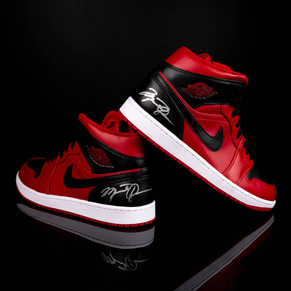 jordan 1 signed auction