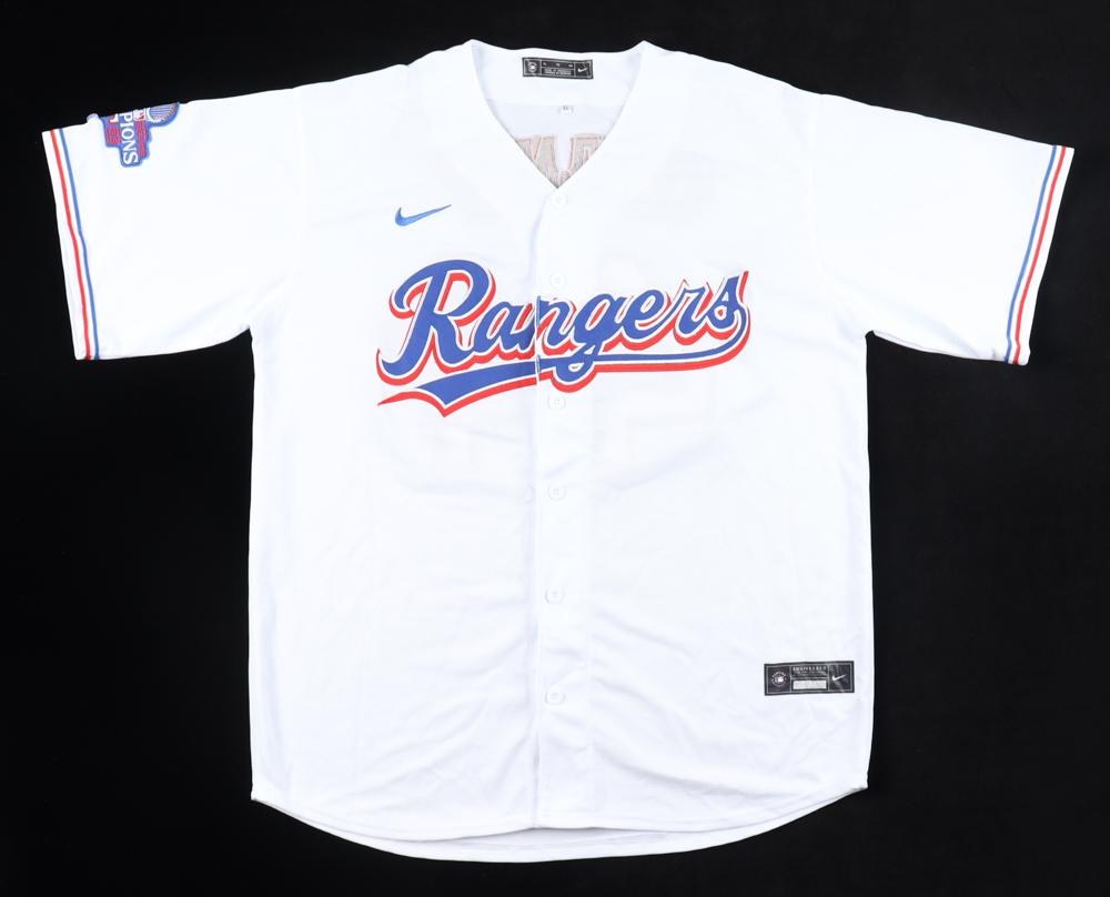 Andrew Heaney Signed Jersey With 2023 World Series Patch (JSA) at PristineAuction.com Andrew Heaney Signed Jersey With 2023 World Series Patch (JSA) at PristineAuction.com