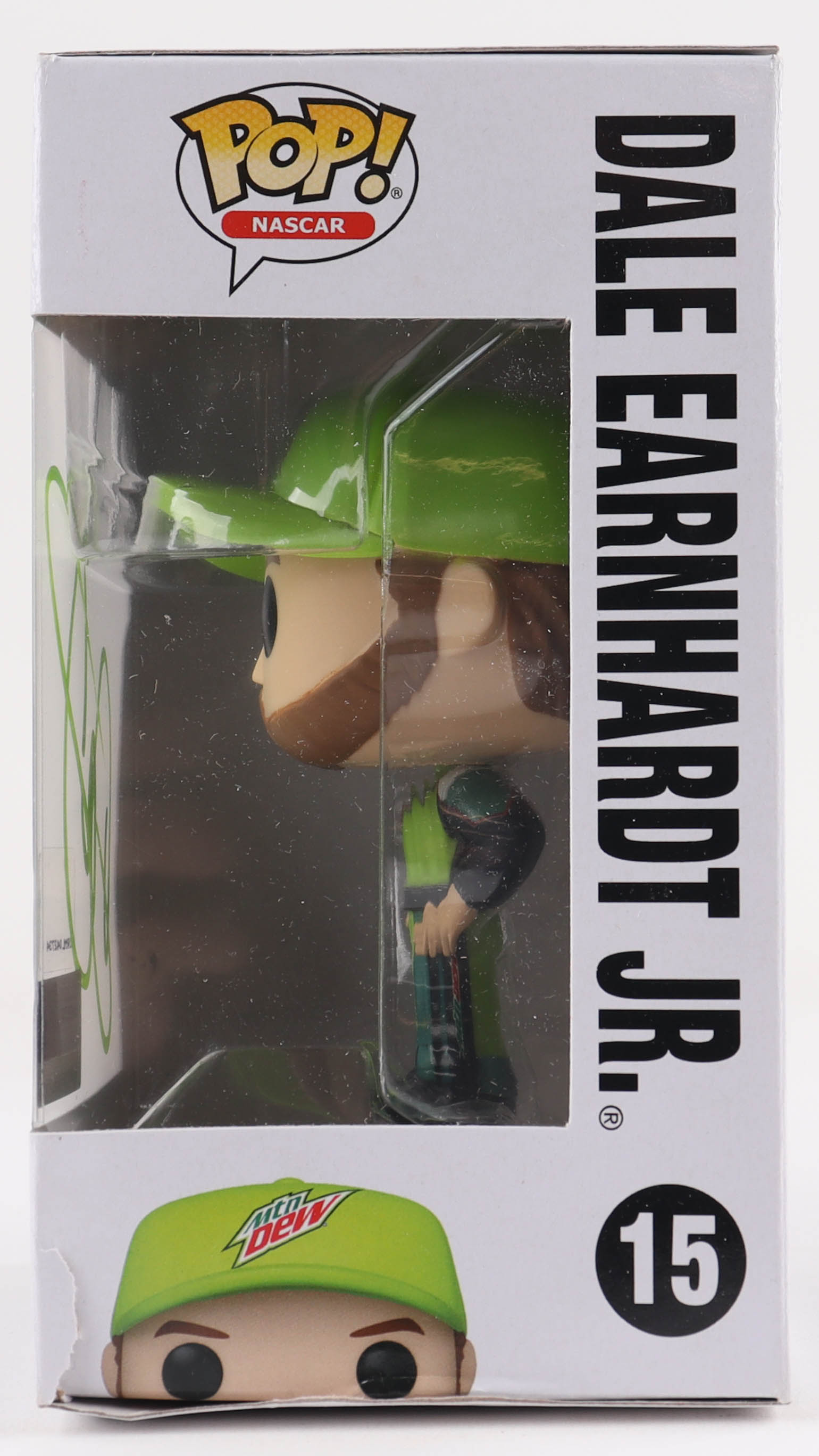 Dale Earnhardt Jr. Signed NASCAR "Mountain Dew" #15 Funko Pop! Vinyl Figure (Earnhardt Jr.) at PristineAuction.com Dale Earnhardt Jr. Signed NASCAR "Mountain Dew" #15 Funko Pop! Vinyl Figure (Earnhardt Jr.) at PristineAuction.com