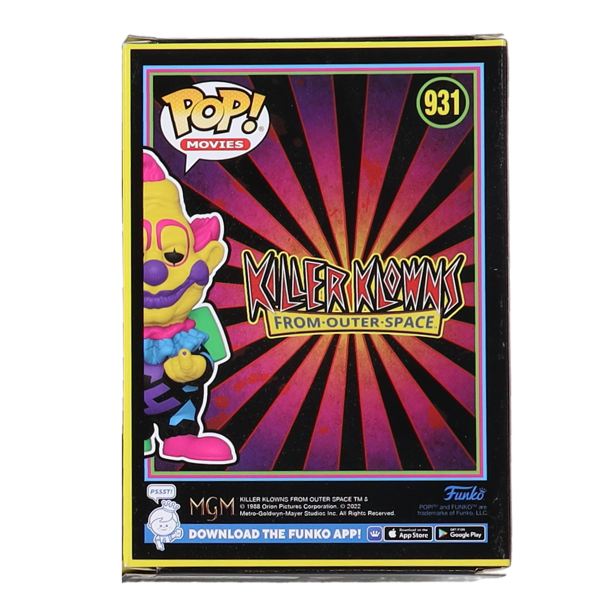 Jumbo "Killer Klowns From Outer Space" #931 Funko Pop! Vinyl Figure at PristineAuction.com Jumbo "Killer Klowns From Outer Space" #931 Funko Pop! Vinyl Figure at PristineAuction.com