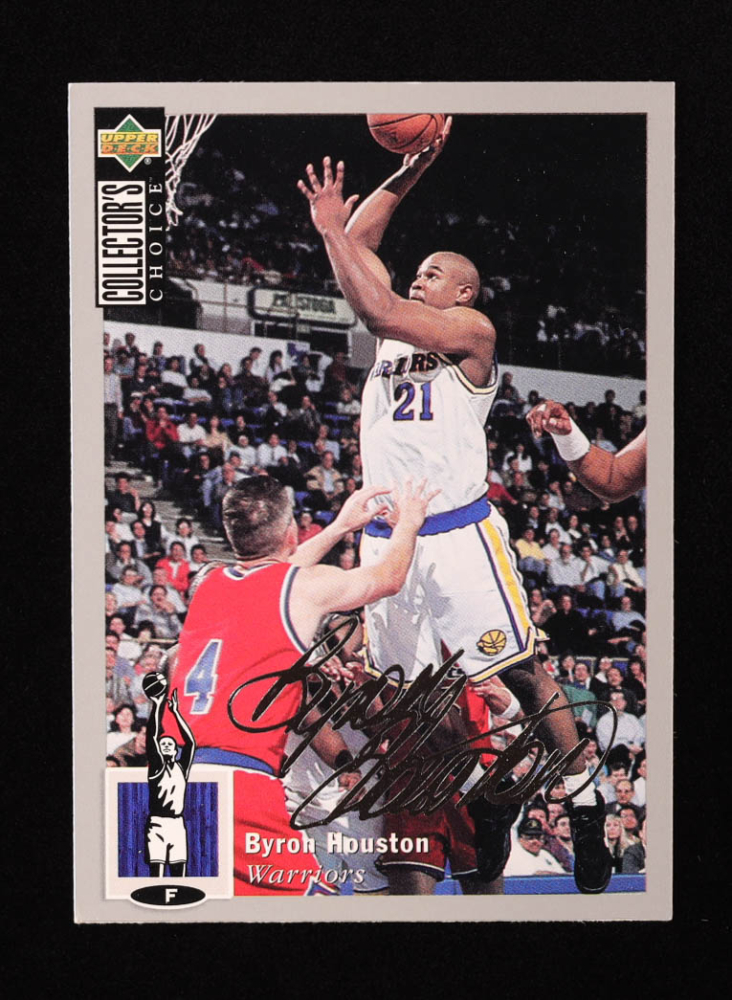 1994 Upper Deck Collector's Choice Basketball Silver Signature Byron Houston #61