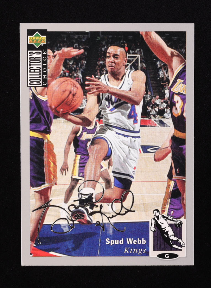 1994 Upper Deck Collector's Choice Basketball Silver Signature Spud Webb #89