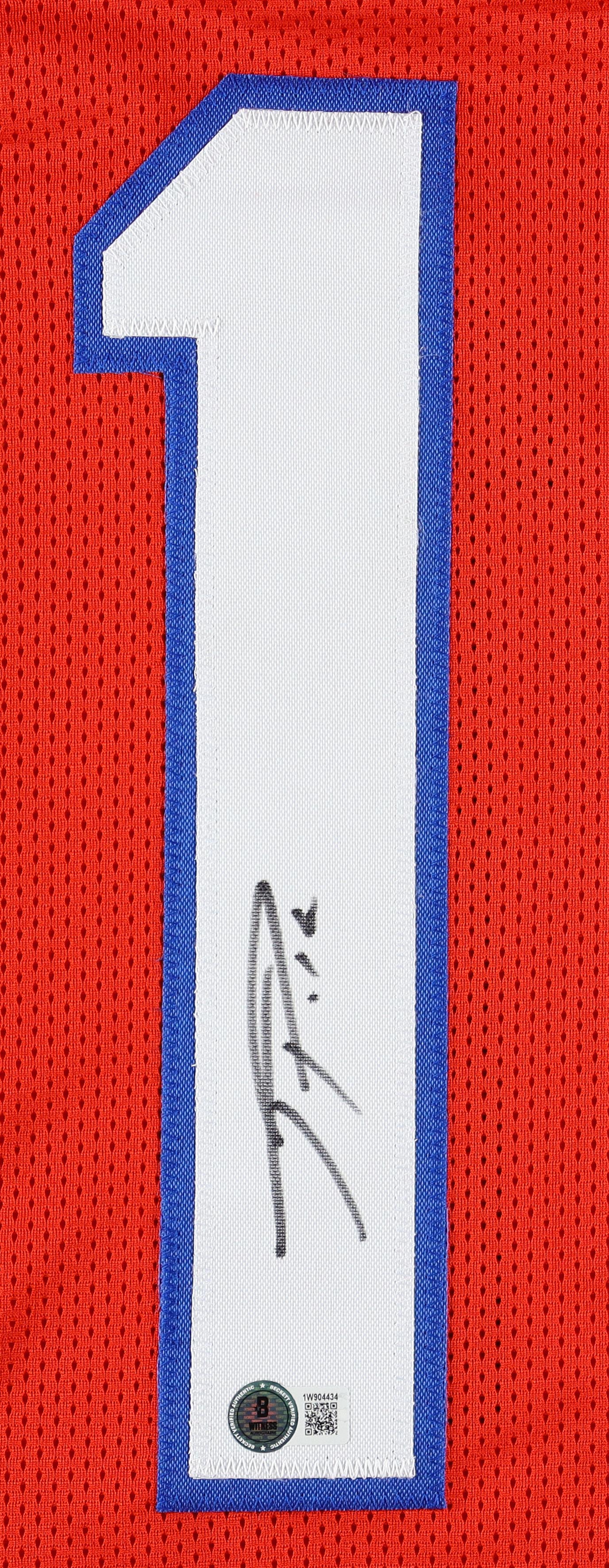 Ja'Lynn Polk Signed Jersey (Beckett) at PristineAuction.com Ja'Lynn Polk Signed Jersey (Beckett) at PristineAuction.com