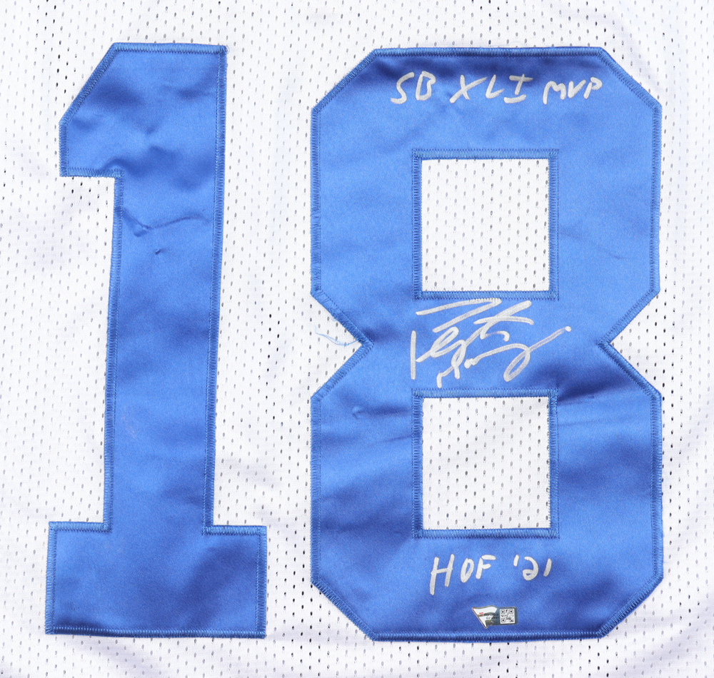 Peyton Manning Signed Colts Jersey Inscribed "HOF '21" (Fanatics) at PristineAuction.com Peyton Manning Signed Colts Jersey Inscribed "HOF '21" (Fanatics) at PristineAuction.com