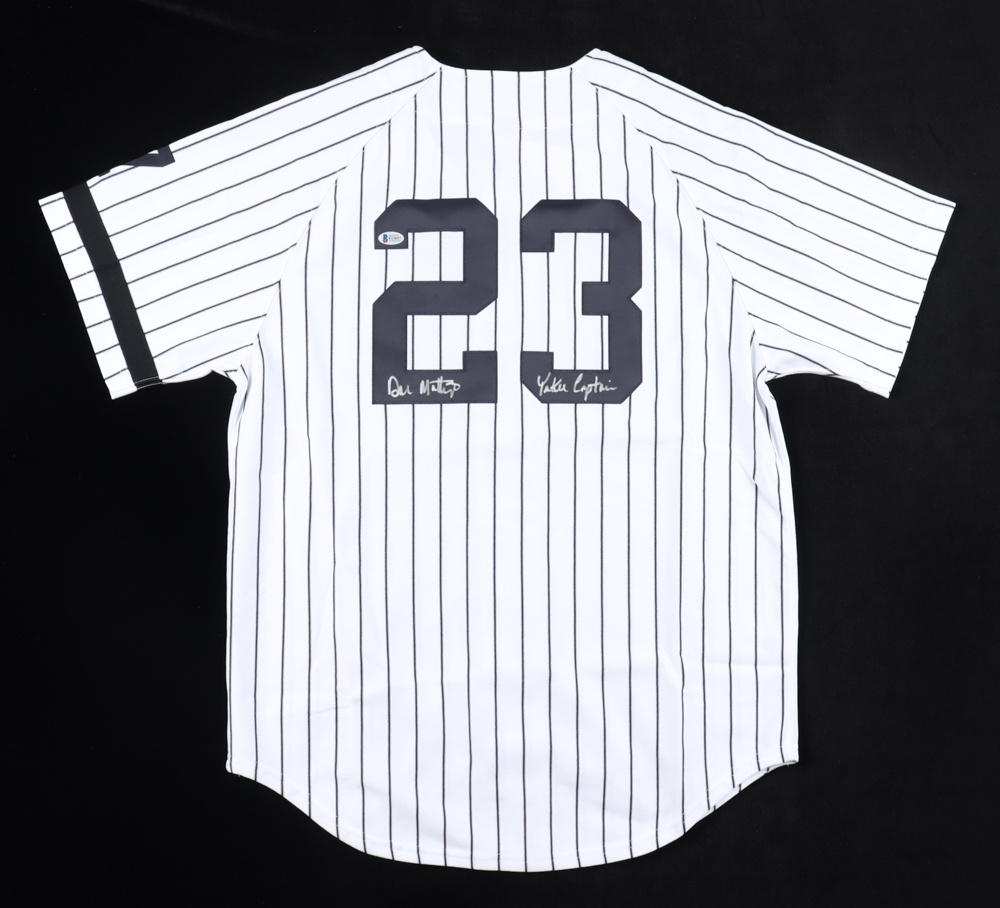 Don Mattingly Signed Yankees Jersey Inscribed "Yankee Captain" (Beckett) at PristineAuction.com Don Mattingly Signed Yankees Jersey Inscribed "Yankee Captain" (Beckett) at PristineAuction.com