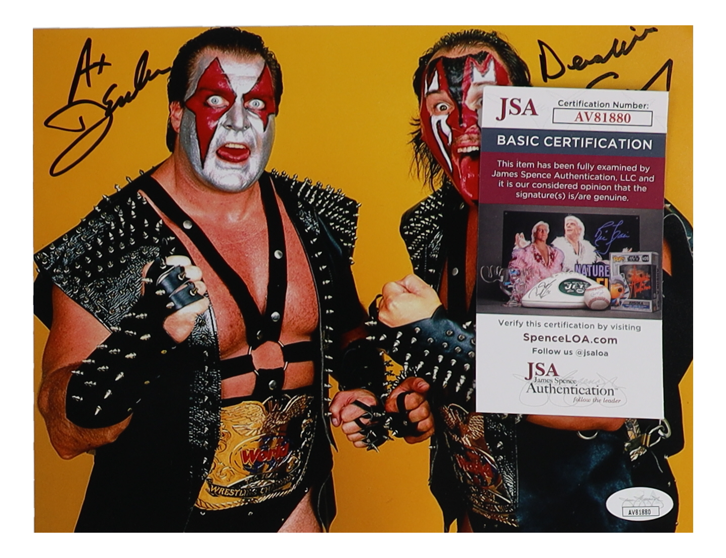 Ax & Smash Signed WWE 8x10 Photo (Beckett) at PristineAuction.com Ax & Smash Signed WWE 8x10 Photo (Beckett) at PristineAuction.com