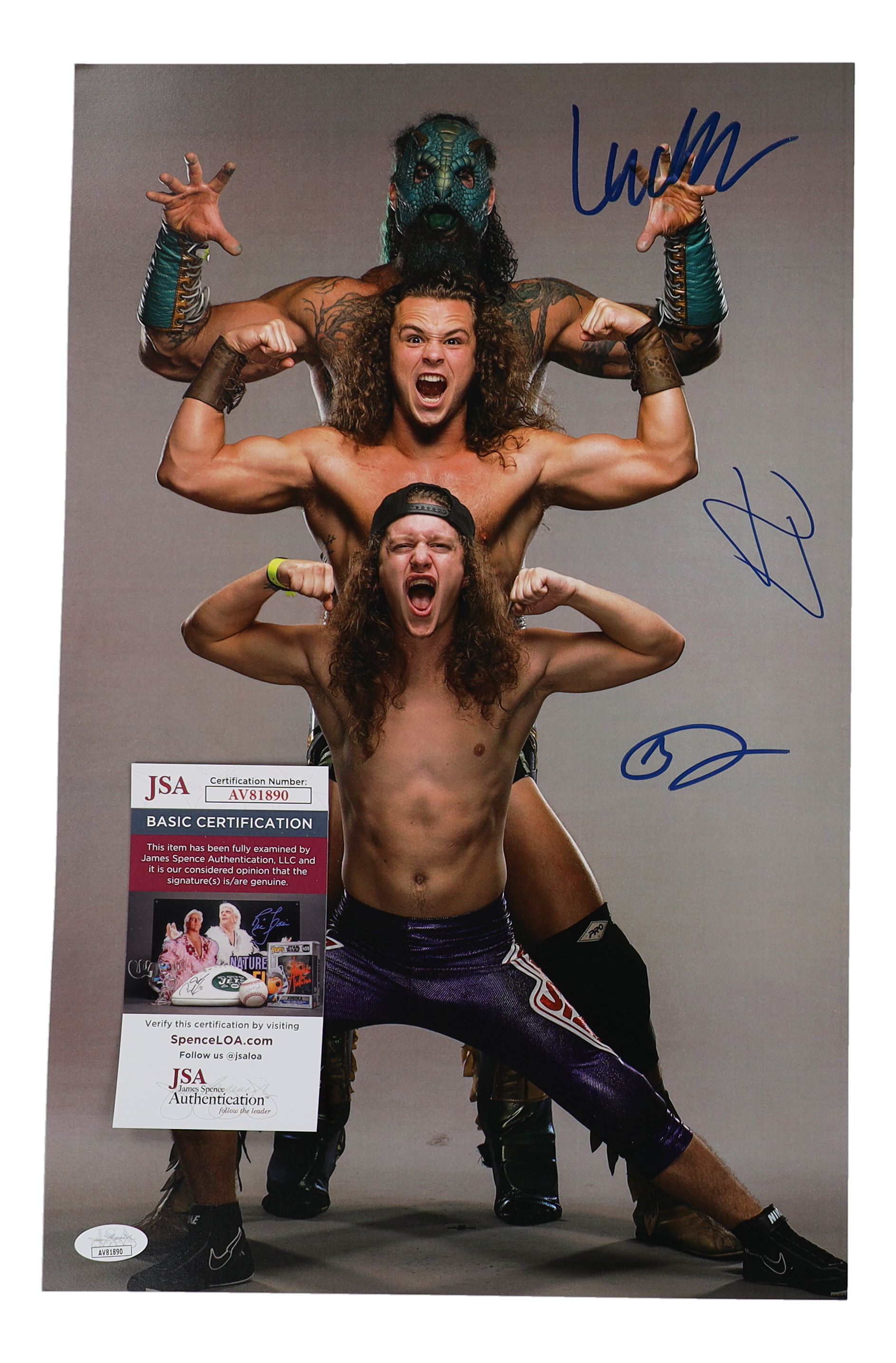 Jack Perry, Austin Matelson, & Noah Nelms Signed AEW 11x17 Photo (JSA) at PristineAuction.com Jack Perry, Austin Matelson, & Noah Nelms Signed AEW 11x17 Photo (JSA) at PristineAuction.com
