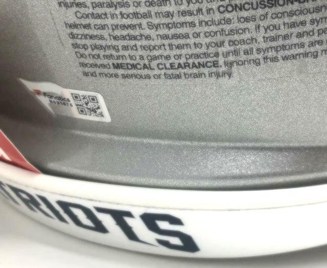 Tom Brady Signed Patriots Full-Size Authentic On-Field Speed Helmet (Fanatics) at PristineAuction.com Tom Brady Signed Patriots Full-Size Authentic On-Field Speed Helmet (Fanatics) at PristineAuction.com