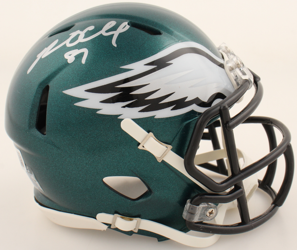 Brent Celek Signed Eagles Speed Mini Helmet (Beckett) at PristineAuction.com Brent Celek Signed Eagles Speed Mini Helmet (Beckett) at PristineAuction.com