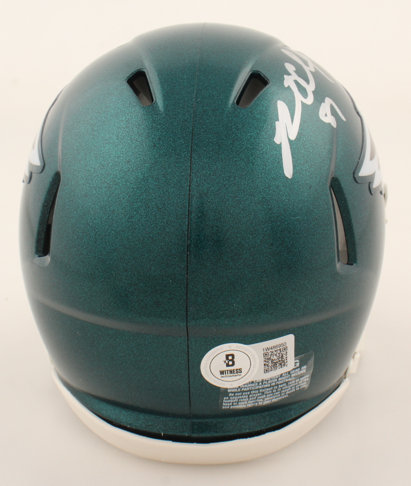 Brent Celek Signed Eagles Speed Mini Helmet (Beckett) at PristineAuction.com Brent Celek Signed Eagles Speed Mini Helmet (Beckett) at PristineAuction.com