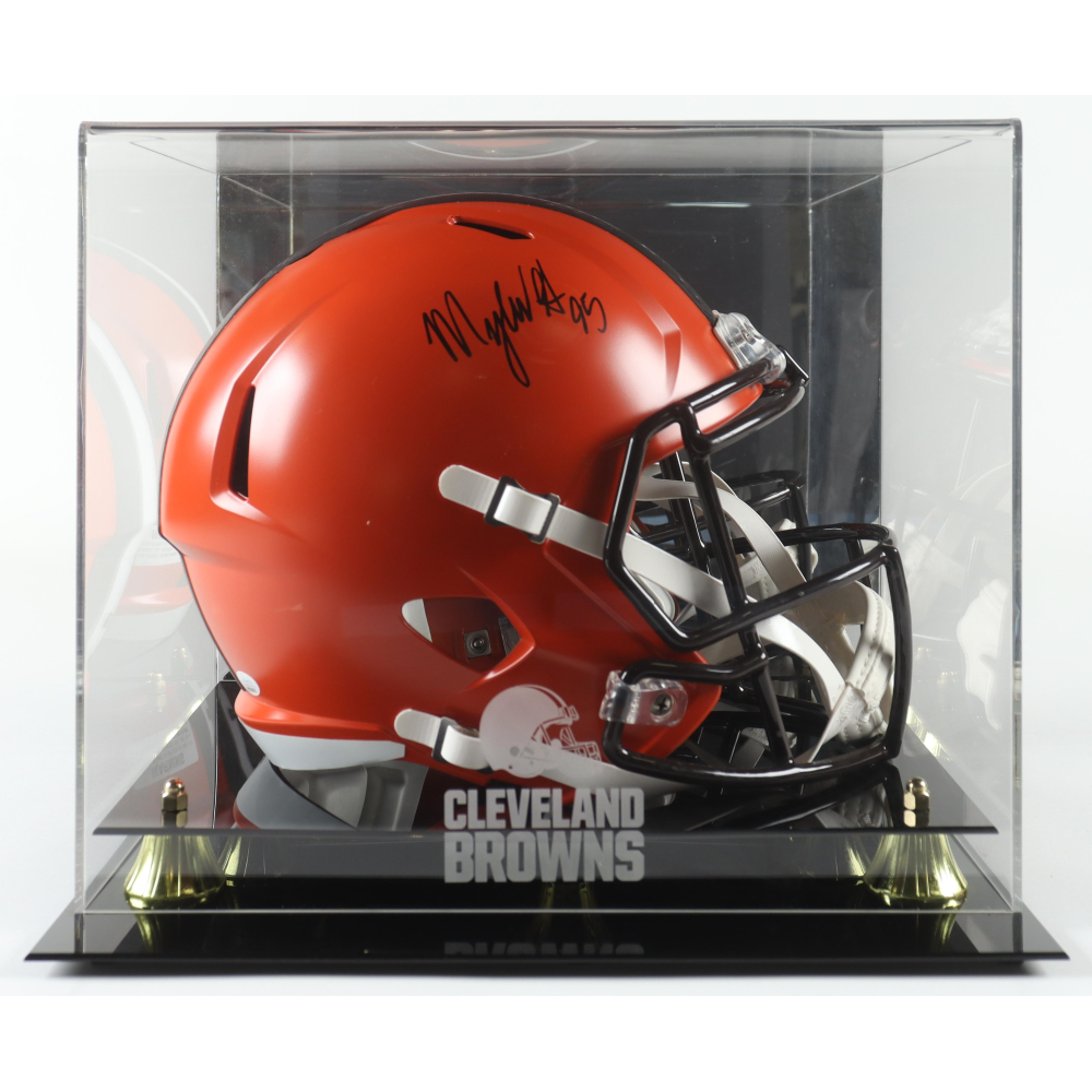 Size 8 NCAA Helmets Jim Brown Signed Browns Full-Size Authentic On-Field  Flash Alternate Speed Helmet Radtke Cleveland Browns NFL Fan Helmets