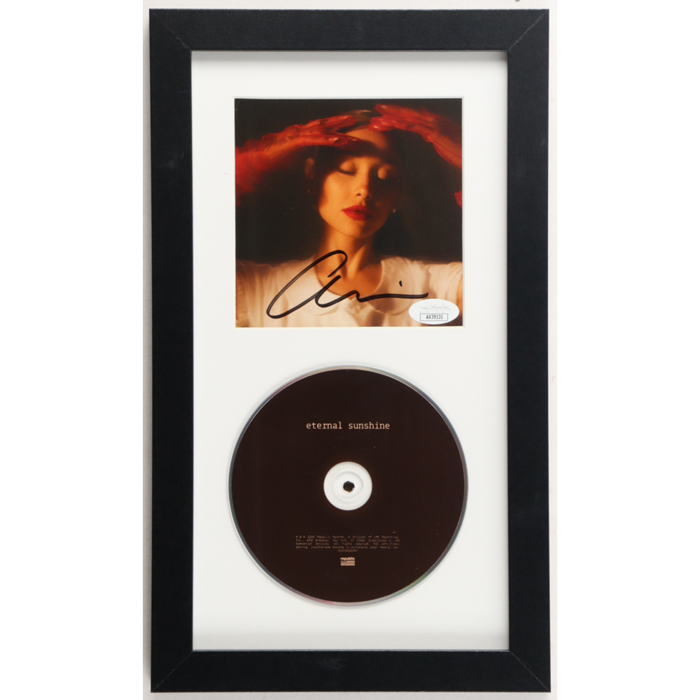 Ariana Grande Signed Custom Framed 