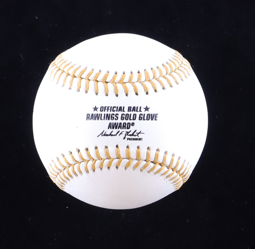 Matt Chapman Signed Gold Glove Baseball (JSA) at PristineAuction.com Matt Chapman Signed Gold Glove Baseball (JSA) at PristineAuction.com