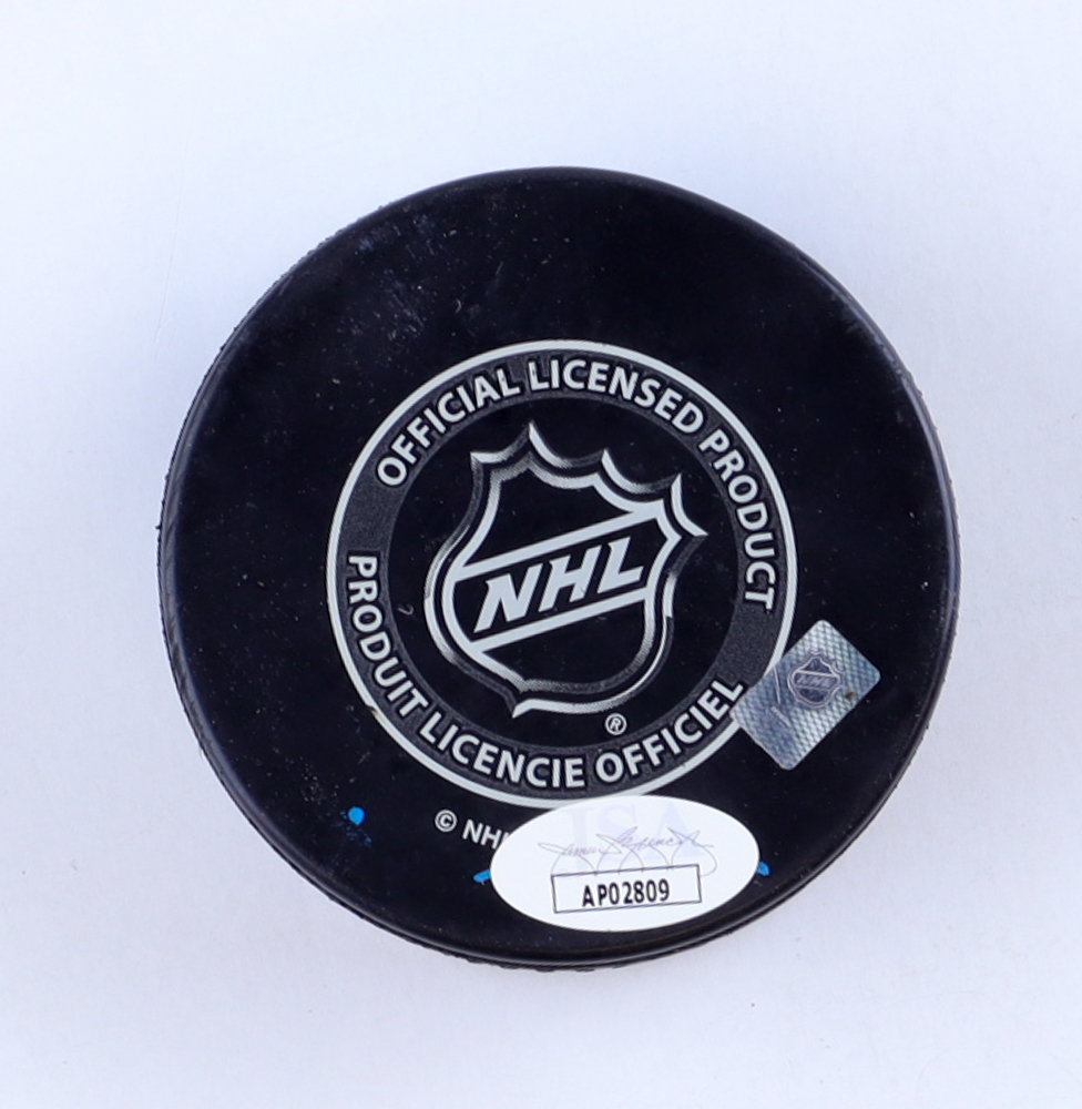 Manny Malhotra Signed 1998 NHL Entry Draft Logo Puck (JSA) at PristineAuction.com Manny Malhotra Signed 1998 NHL Entry Draft Logo Puck (JSA) at PristineAuction.com