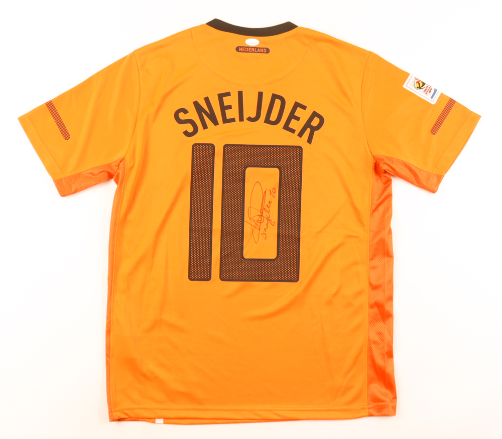 Wesley Sneijder Signed Netherlands Jersey (JSA) at PristineAuction.com Wesley Sneijder Signed Netherlands Jersey (JSA) at PristineAuction.com