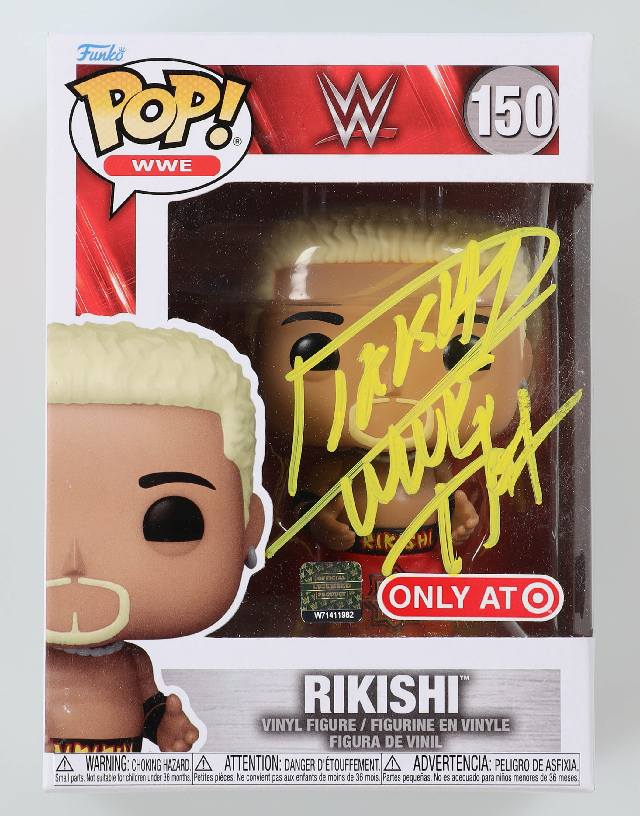 Rikishi Signed WWE #150 Funko Pop! Vinyl Figure Inscribed "WWE HOF" (Beckett) at PristineAuction.com Rikishi Signed WWE #150 Funko Pop! Vinyl Figure Inscribed "WWE HOF" (Beckett) at PristineAuction.com
