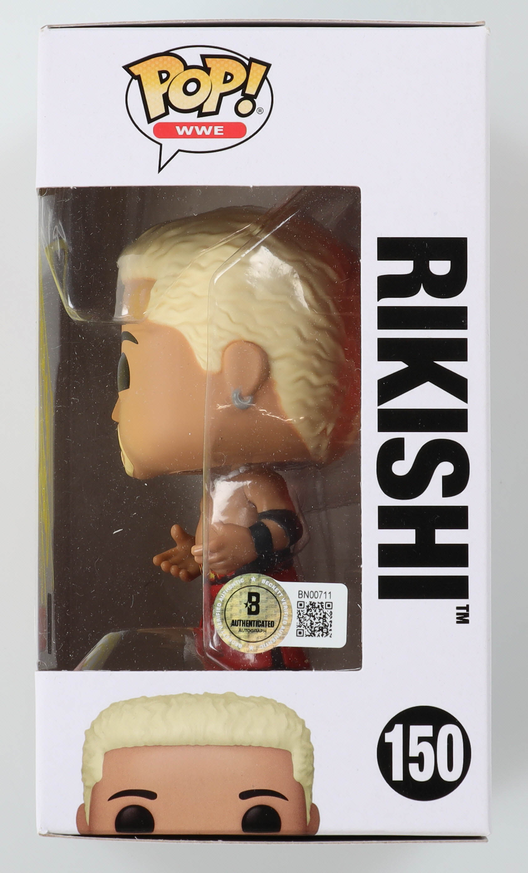 Rikishi Signed WWE #150 Funko Pop! Vinyl Figure Inscribed "WWE HOF" (Beckett) at PristineAuction.com Rikishi Signed WWE #150 Funko Pop! Vinyl Figure Inscribed "WWE HOF" (Beckett) at PristineAuction.com